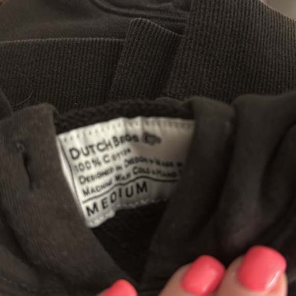 Dutch Bros Coffee Brown Hoodie SMALL+Medium+LARGE+XL 1992 Smile Oregon VINTA… - Picture 9 of 10